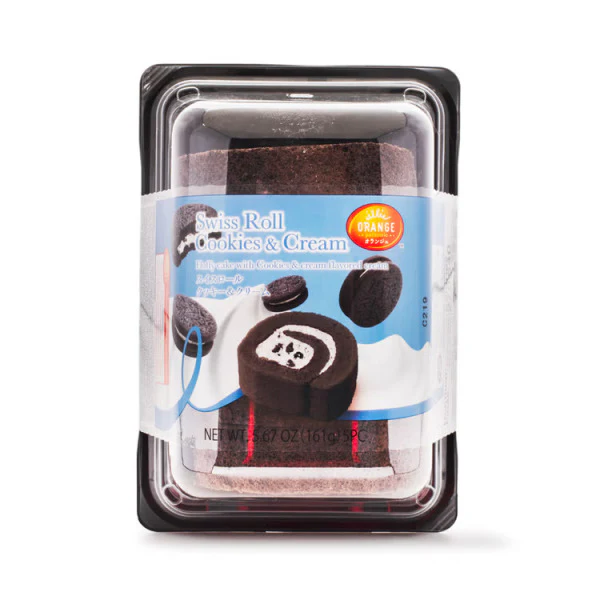 ORANGE Swiss Roll Cookies & Cream 161g