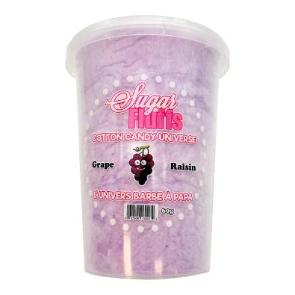 Sugar Fluffs Grape Cotton Candy 60g