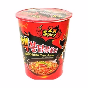 SAMYANG Hot Chicken Cup Ramen (2X Spicy Flavor)  70g