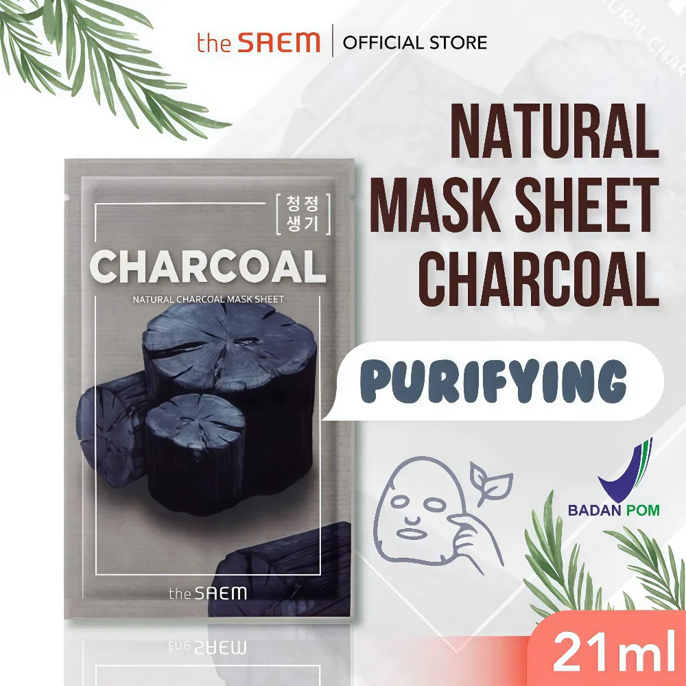 THE SAEM Natural Charcoal Mask Sheet