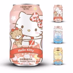 HIGH UP Ramune Sparkling Water Kitty/Cinnamoroll/Pompompurin 330ml