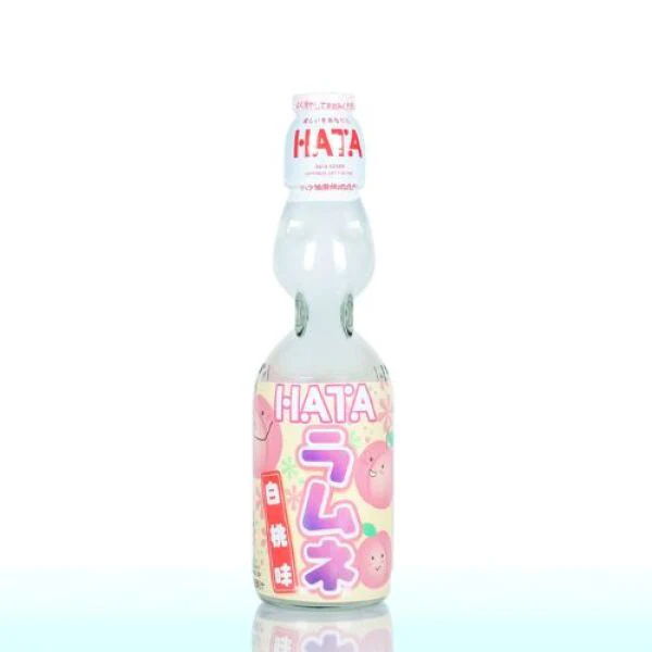 HATA Ramune Soda White Peach Flavor 200ml
