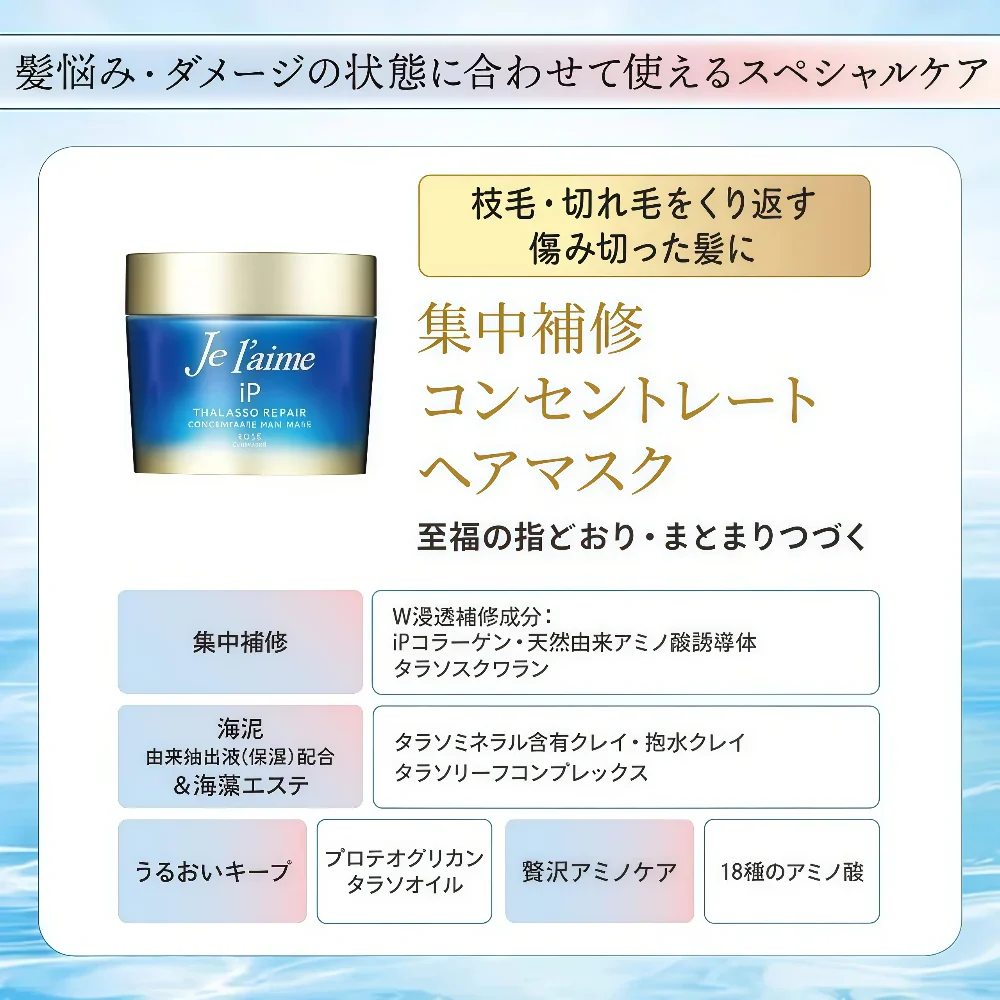 KOSE Thalasso Repair Concentrate Hair Mask 200g