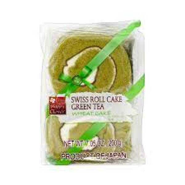 Happy Clover Swiss Roll Cake (Green Tea) 200g