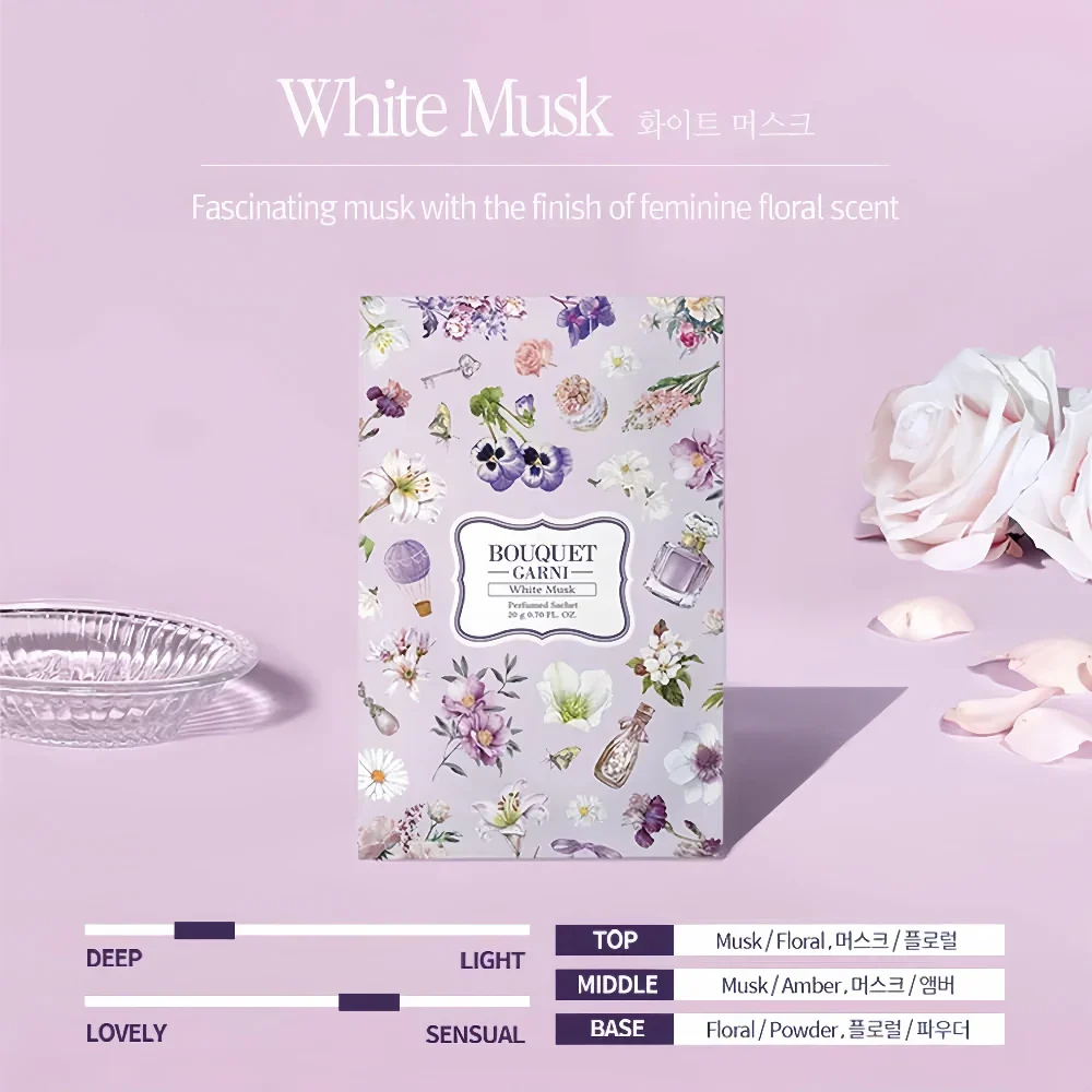 BOUQUET GARNI ## Deep Perfume Dryer Sheets White Musk 160 Sheets