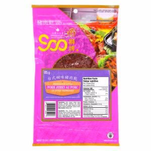 SOO Taiwanese Pork Jerky (Sweet) 85g