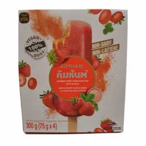 ETE Strawberry Sorbet with Plum Sauce Dessert Bar 4pcs