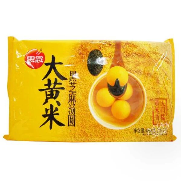 Synear Yellow Millet Sticky Rice Ball with Black Sesame 454g