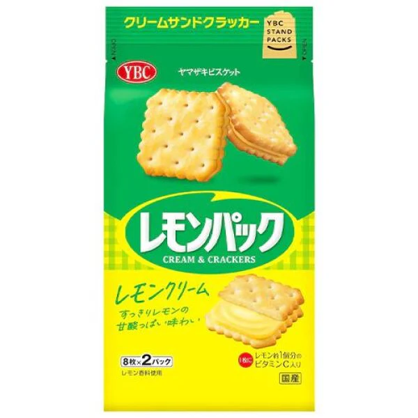 YBC Yamazaki Sandwich Biscuit Lemon Cream Flavor 16pcs