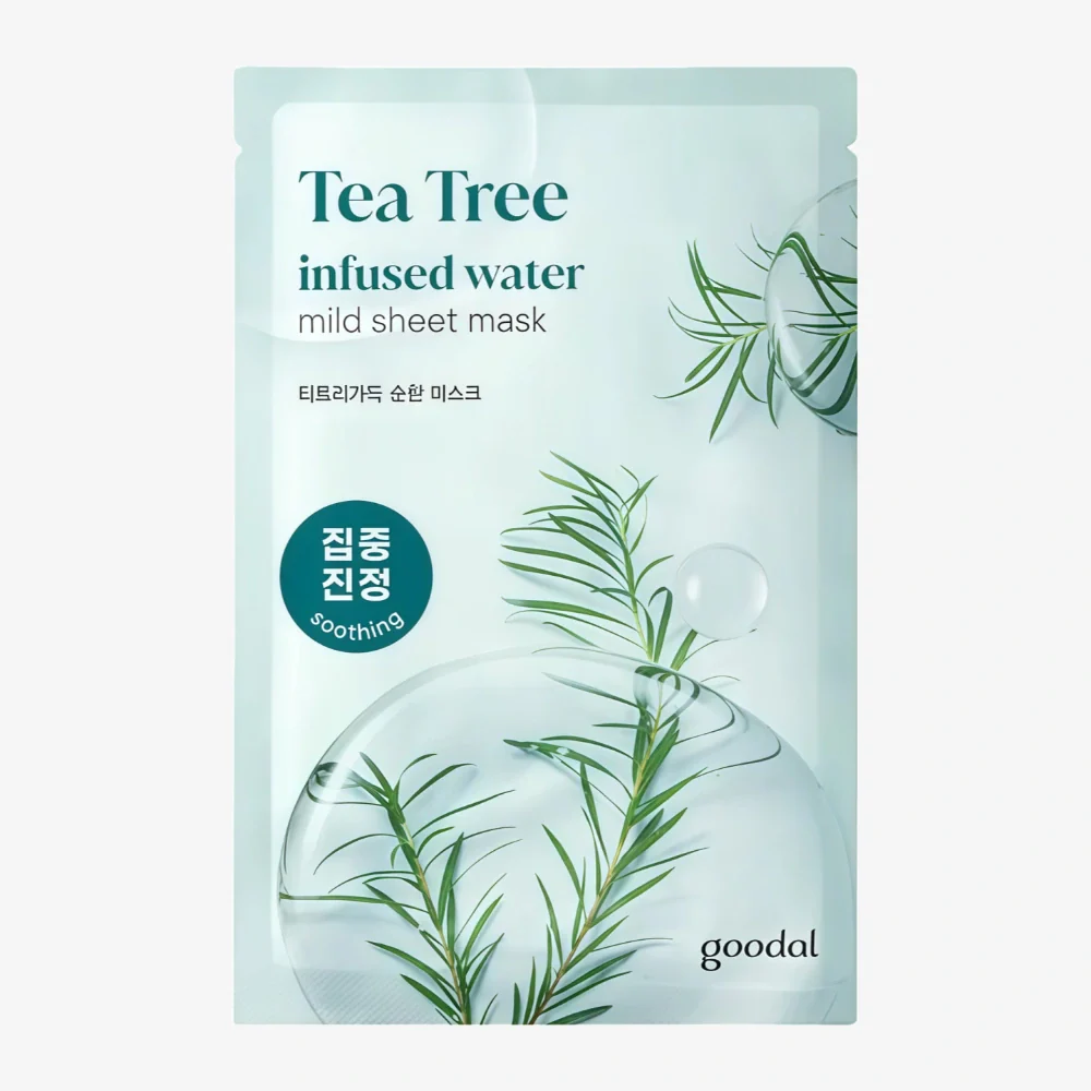GOODAL Tea Tree Infused Water Mild Sheet Mask 1pc