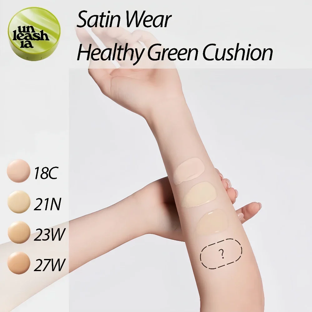 unleashia Satin Wear Healthy-Green Cushion 23W Bisque