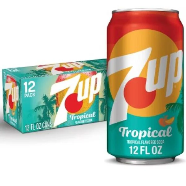 7UP Tropical Soda 355ml
