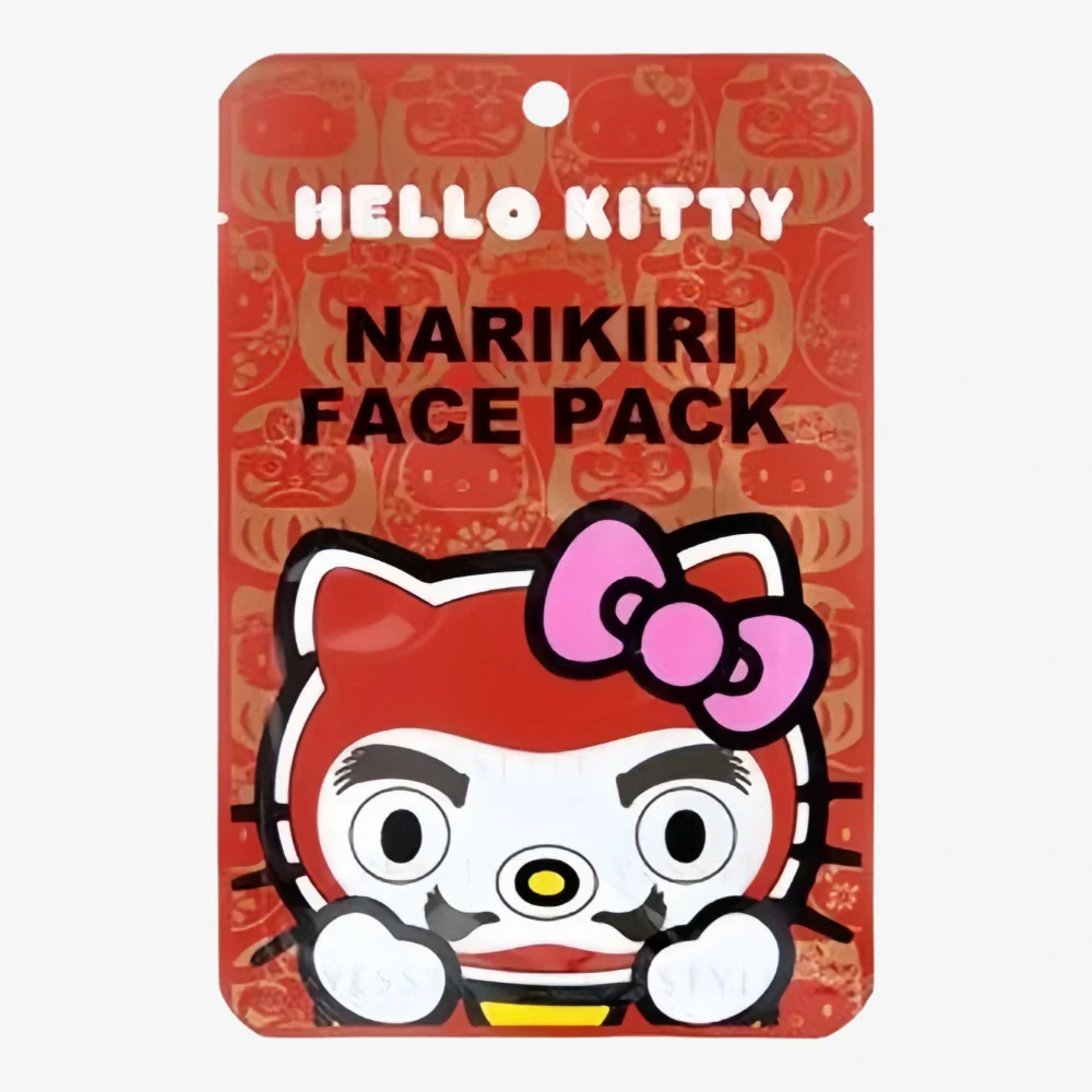 Hello Kitty Narikiri Face Mask (Daruma-chan) 1pc