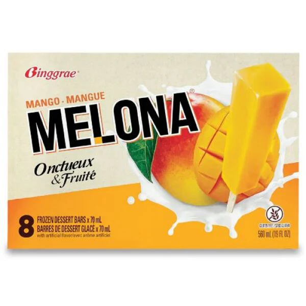 Binggrae Melona Mango Creamy Ice Bar 70 ml*8pcs