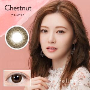 FELIAMO Daily Contact Lens (Chestnut) (10 Lenses) -2.50