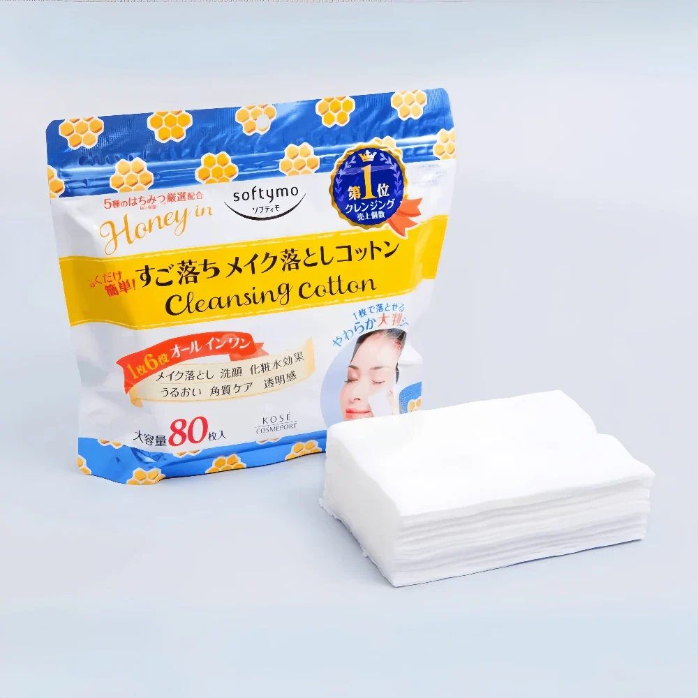 KOSE Softymo Cleansing Cotton Sheets 80pcs