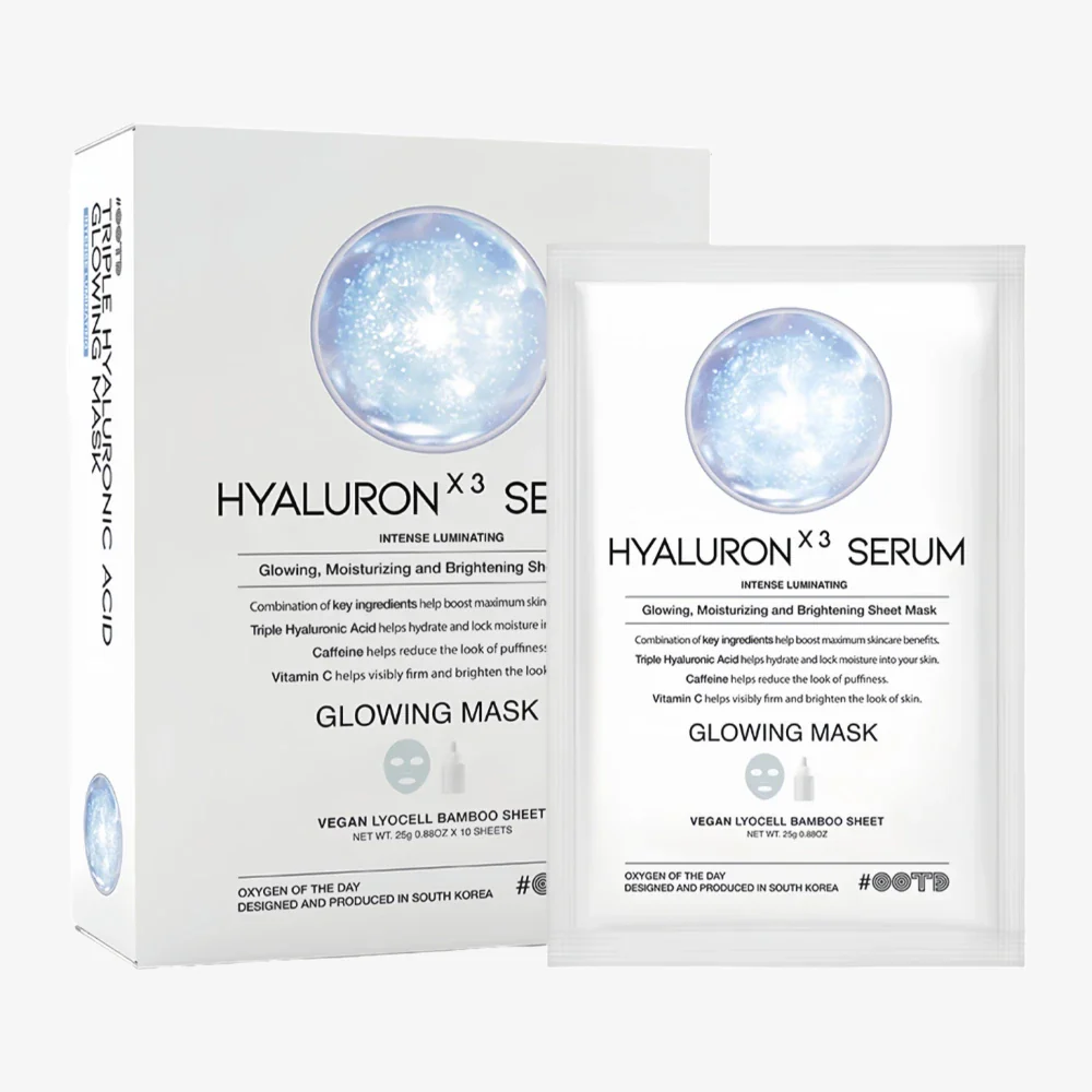OOTD Triple Hyaluron Acid Serum Glowing Mask (10)
