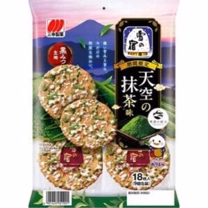SANKO Snow House Rice Cracker Matcha Flavor 108g