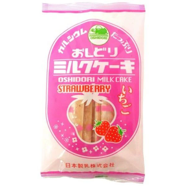 Nippon Dairy Oshidori Milk Cake Strawberry 8pcs
