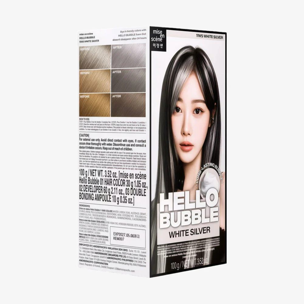 MISE EN SCENE Hello Bubble 11WS White Silver