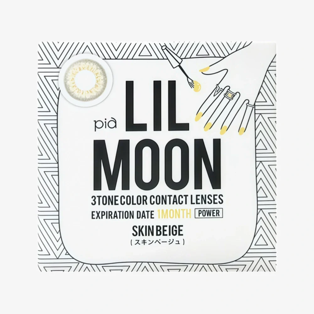 LIL MOON Monthly Contact Lens (Skin Beige) (1 Lens) -4.50