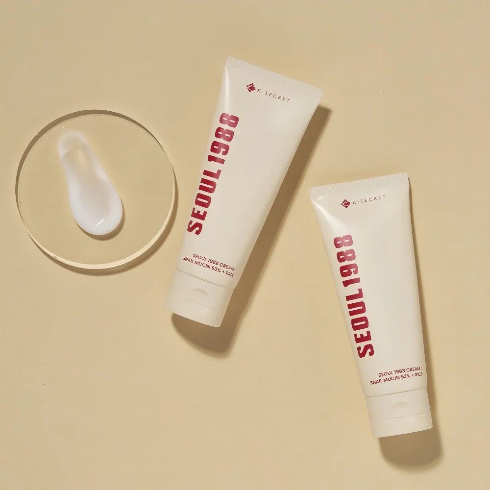 SEOUL 1988 Cream : Snail Mucin 93% + Rice 100ml
