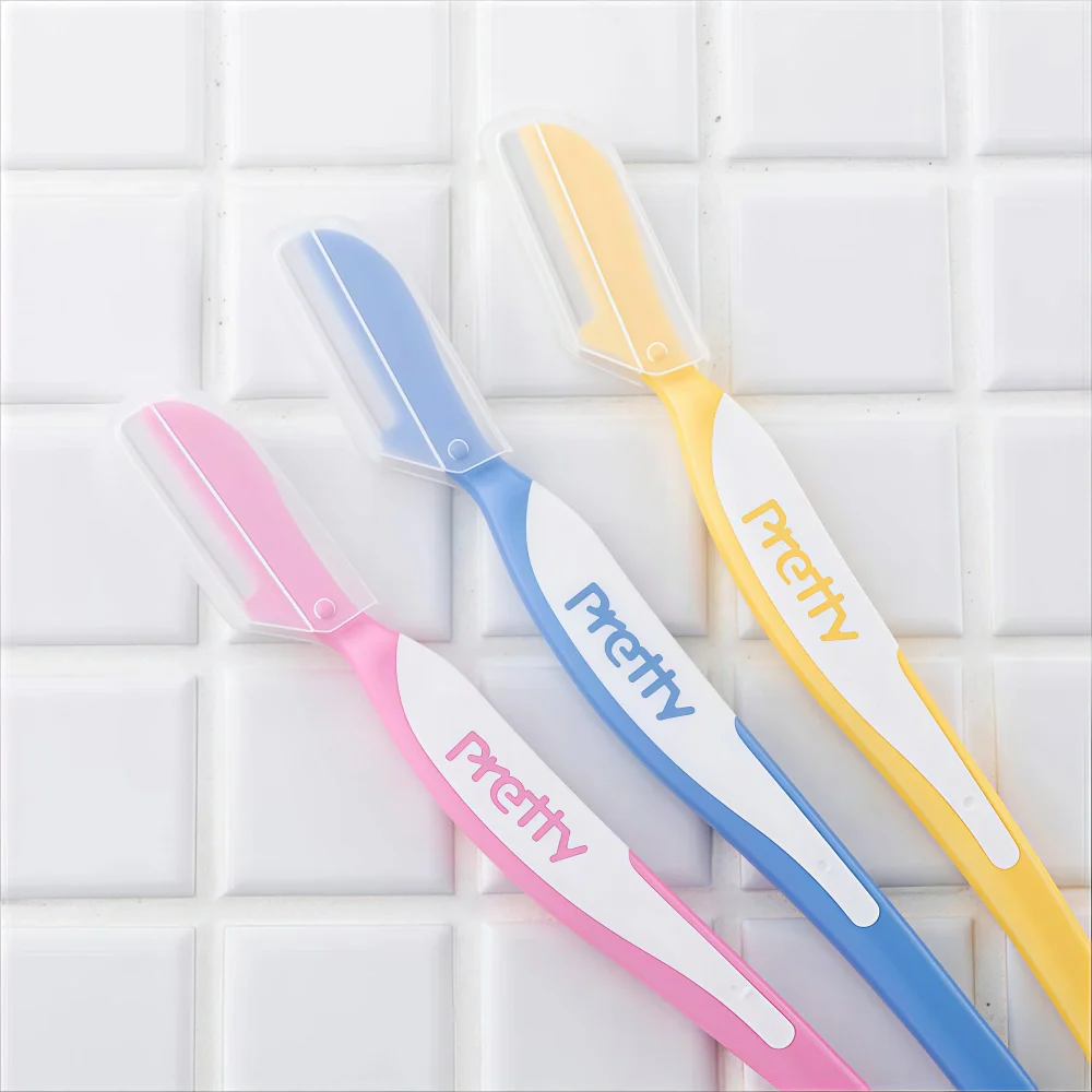 KAI Eyebrow Razor Pretty Slim L 3pcs