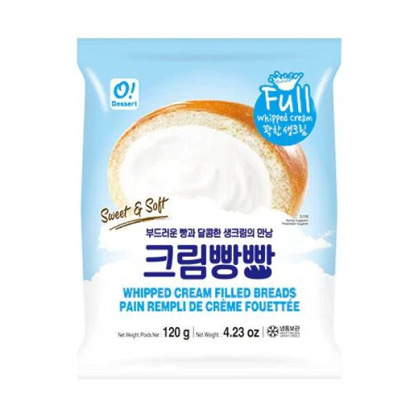 O DESSERT Cream Filled Bread 120g