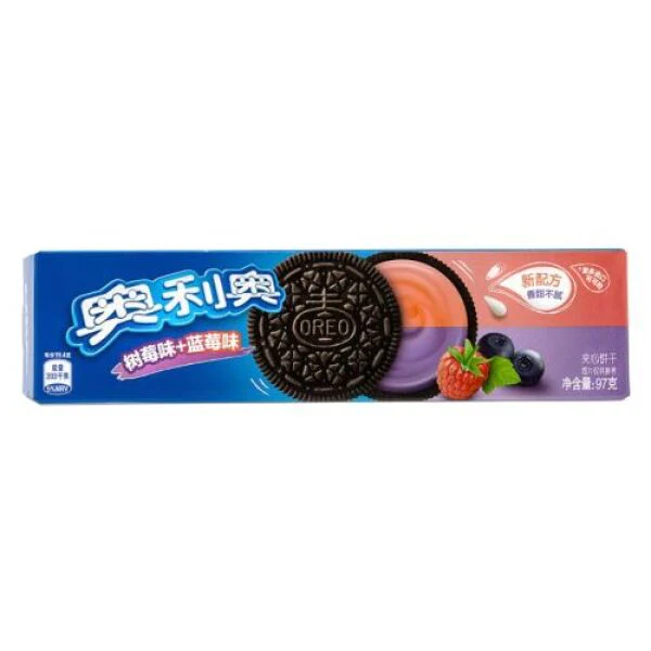 Oreo Sandwich Cookie Raspberry & Blueberry Flavor 97g