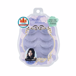 MICHE BLOOMIN False Eyelash NO 02 Pure Nude 4 Pairs