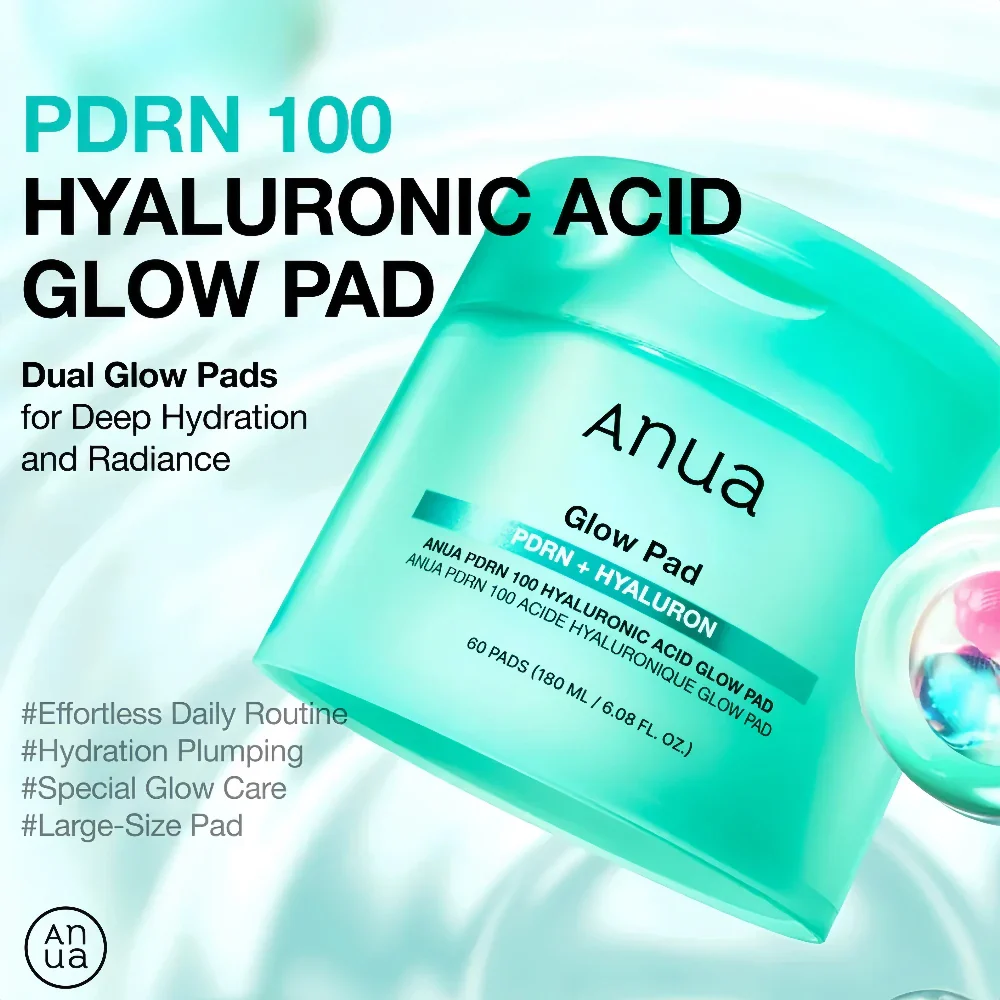 Anua PDRN Hyaluronic Glow Pad 180ml / 60pads