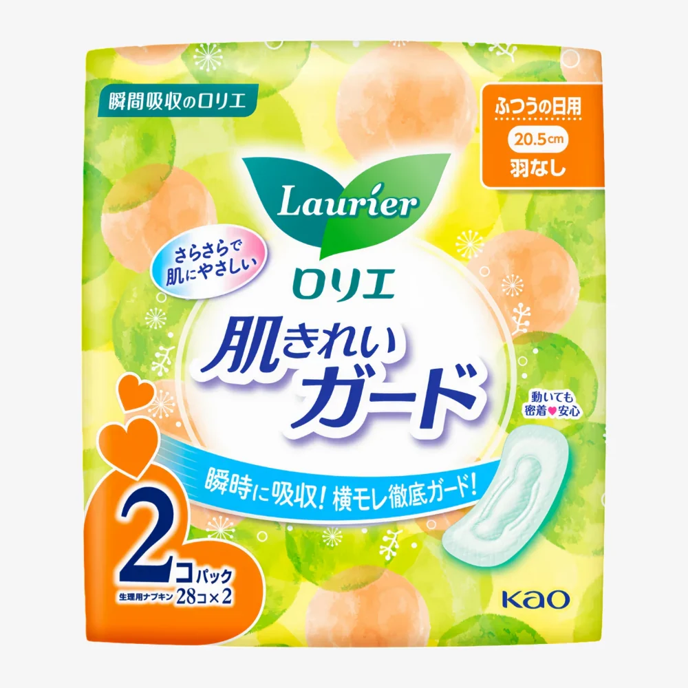 KAO LAURIER Daytime Sanitary No Wing 20.5cm 28pcs