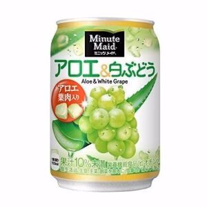 Coca-Cola Minute Maid Drink with Aloe & White Grape 280ml Can