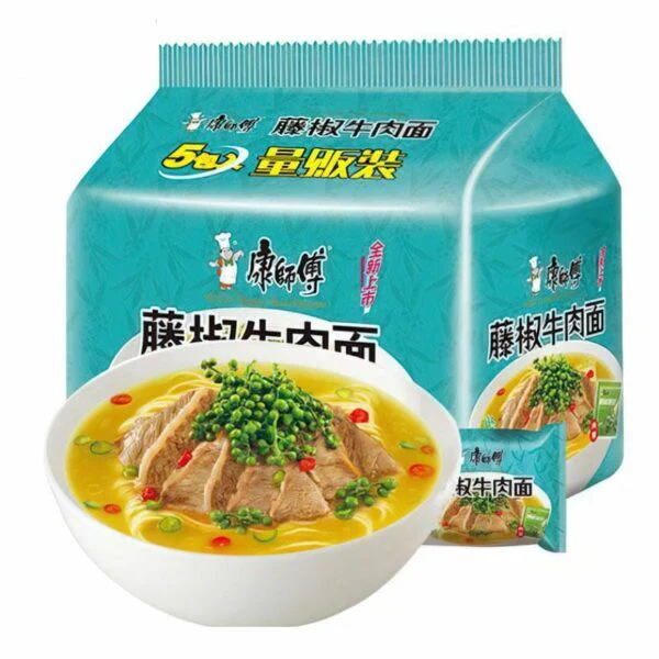 KSF Instant Noodles (Peppercorn & Beef Flavor) 5 Bag
