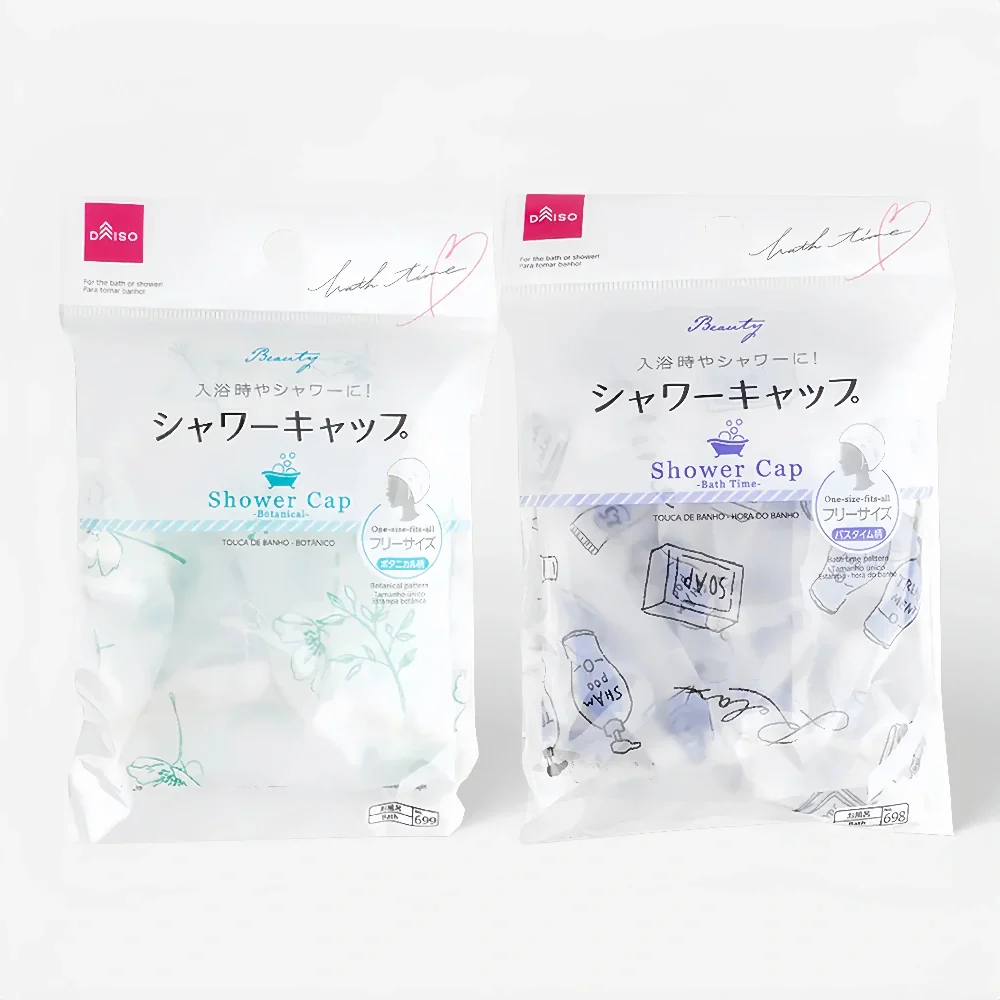 DAISO Shower Cap Botanical