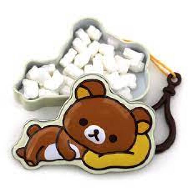 BOSTON Rilakkuma Lazy Day Sweets Marshmallow Flavoured Candy Tin