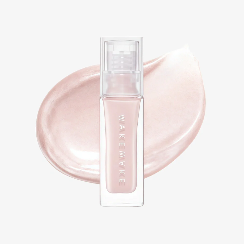 WAKEMAKE Sheer Glow Liquid Highlighter - 02.Dew Pink