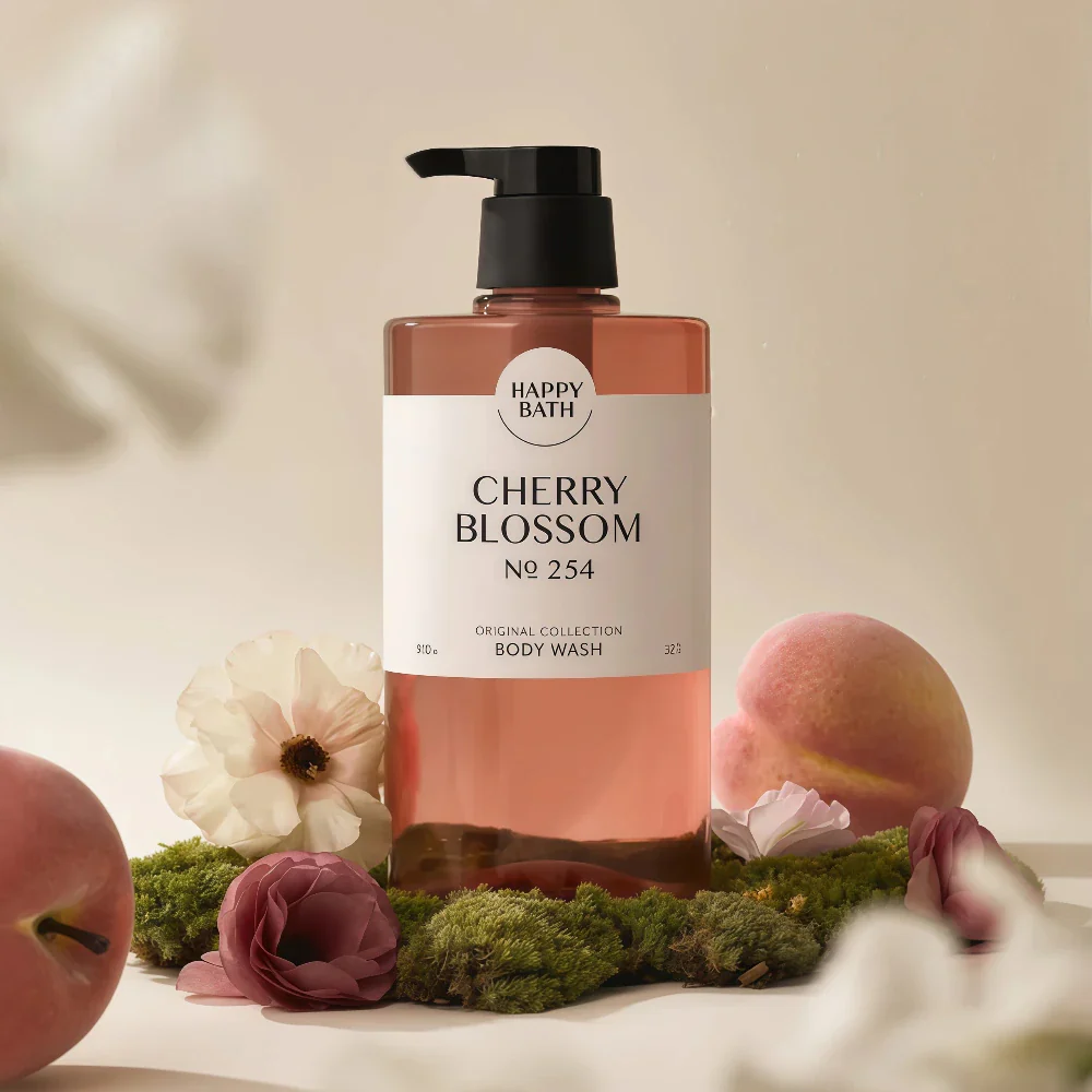 HAPPY BATH Cherry Blossom Body Wash 500g