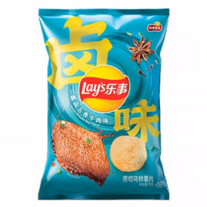 Lay's Potato Chips Braised Beef Flavor 70g