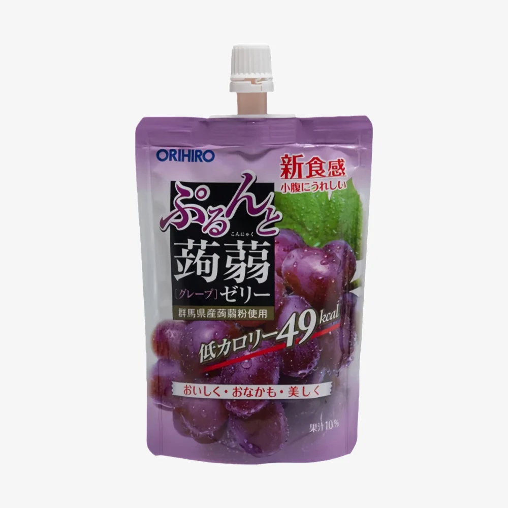 ORIHIRO Konjac Jelly Drink Grape Flavor 130g