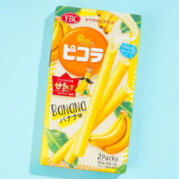 YBC Picola Banana Chocolate Egg Rolls 49g