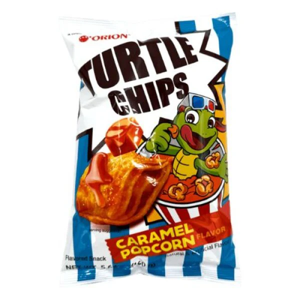 Orion Kkobuk Turtle Chips Caramel Flavor 160g