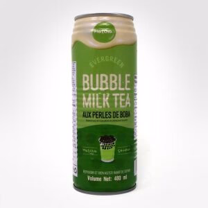 EVERGREEN BUBBLE MILK TEA GREEN TEA 480ML