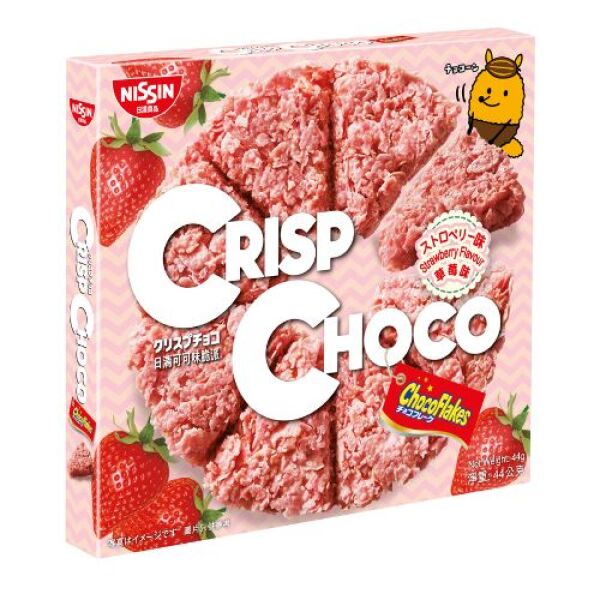 NISSIN Crisp Choco Strawberry Flavor