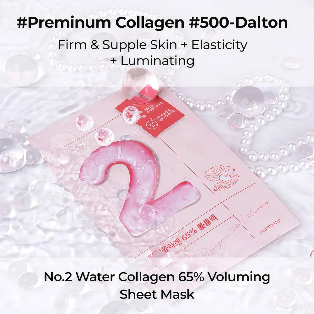NUMBUZIN NO. 2 Water Collagen 65% Voluming Sheet Mask 1pc
