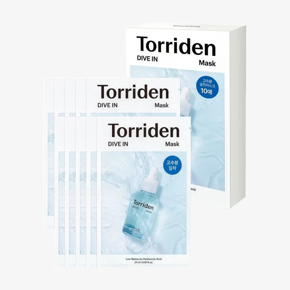 TORRIDEN Dive-in Low Molecule Hyaluronic Acid Mask 10pcs