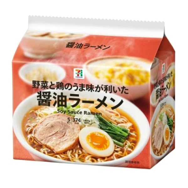 Seven&i Premium Ramen (Soy Sauce Flavor) 5 Pack