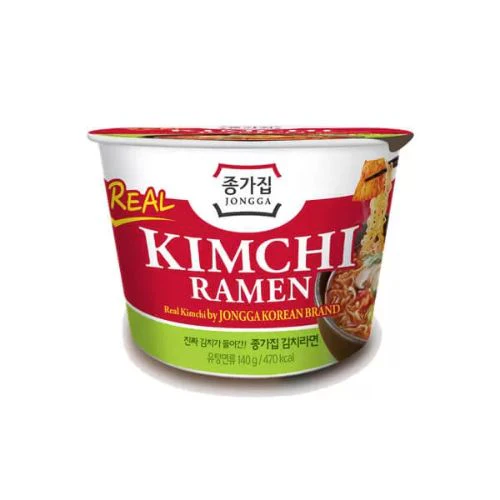 Jongga Instant Real Kimchi Cup Noodle Ramen 140g