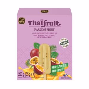 ETE Passion Fruit Sorbet Frozen Dessert Bar 4pcs