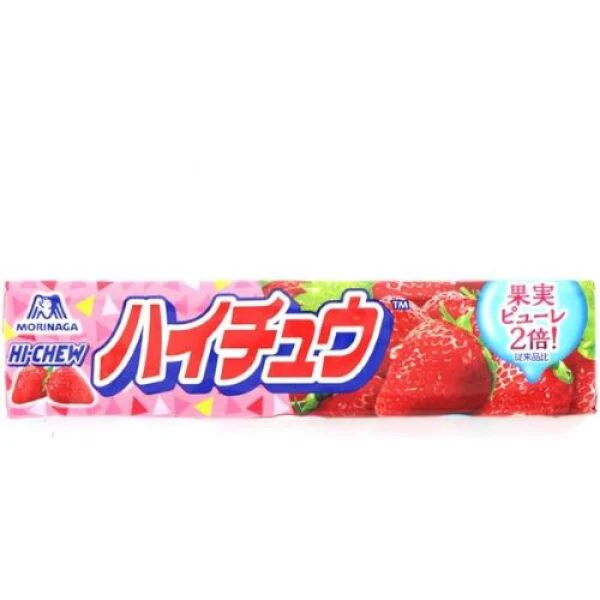 MORINAGA Hi-Chew Soft Candy Stick Strawberry Flavor 57g